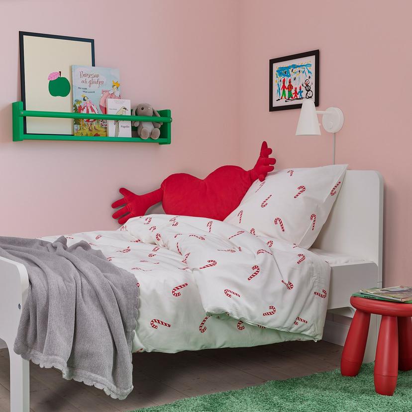 LÖVSÅNGARE — Пододеяльник и наволочка, 150x200/50x60 см