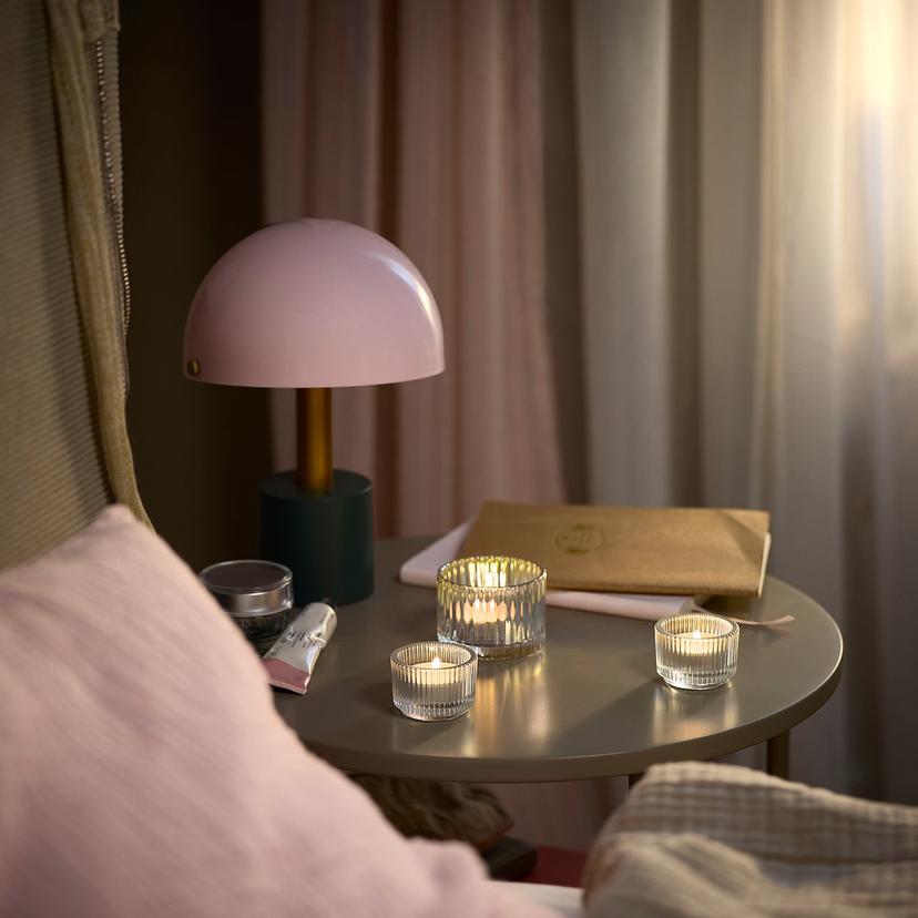 LOTSFÅGEL — Świeczka pachnąca, wanilia blady beżowy,