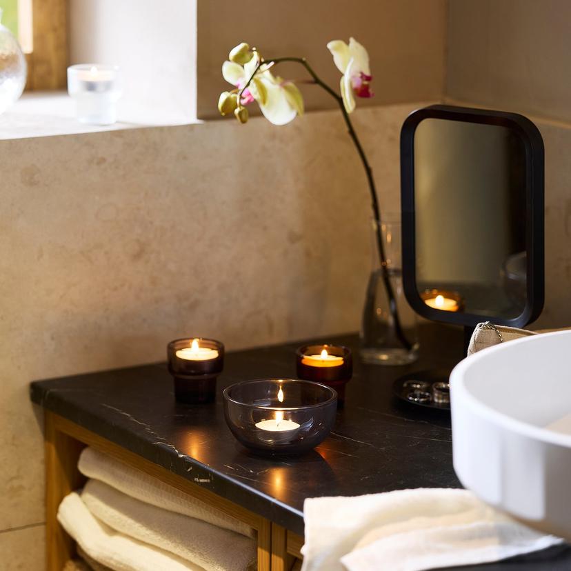 LOTSFÅGEL — Świeczka pachnąca, zapach świeżego prania biały,