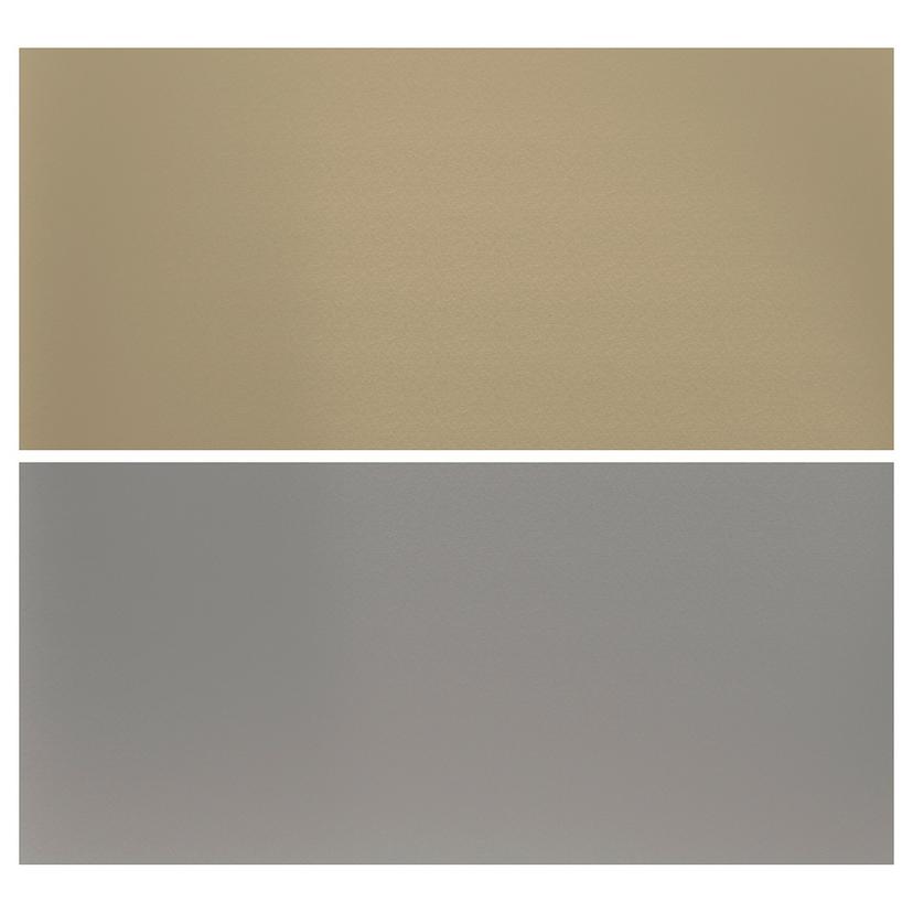 LYSEKIL — Panel ścienny, 2str stal nierdz/mosiądz,