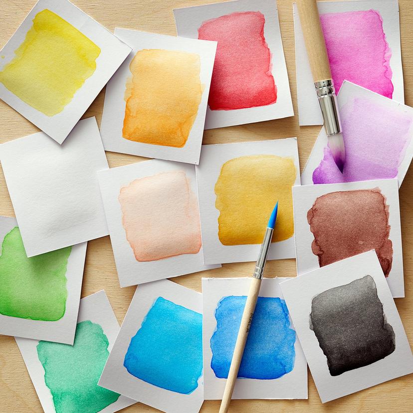 MÅLA — акварельные краски, разные цвета