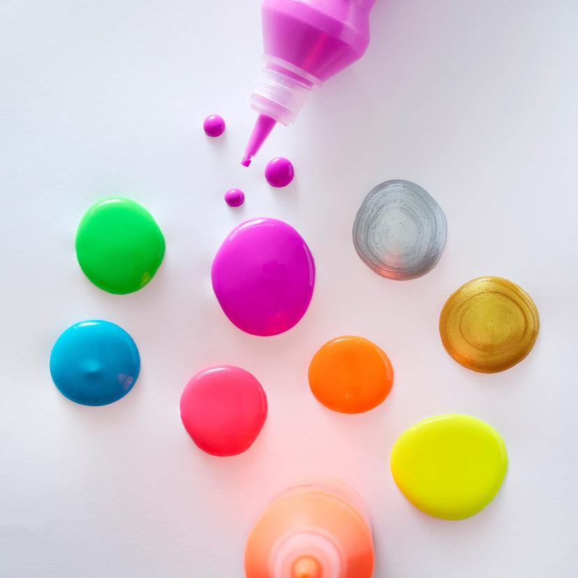 MÅLA — флуоресцентная/блестящая краска, разные цвета