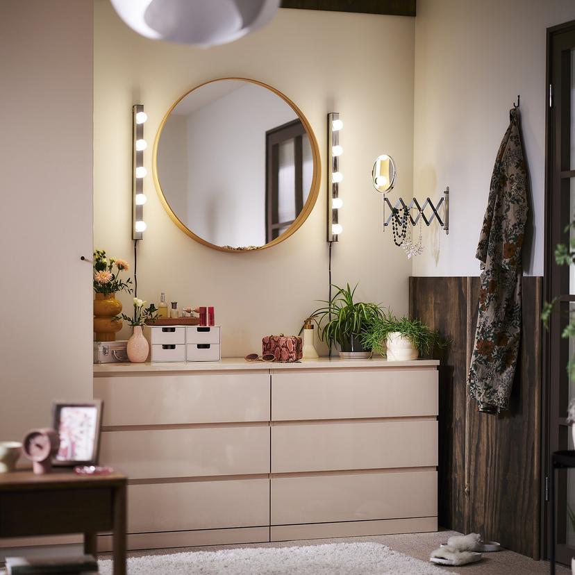 MALM — Комод, 3 ящика, 80x78 см