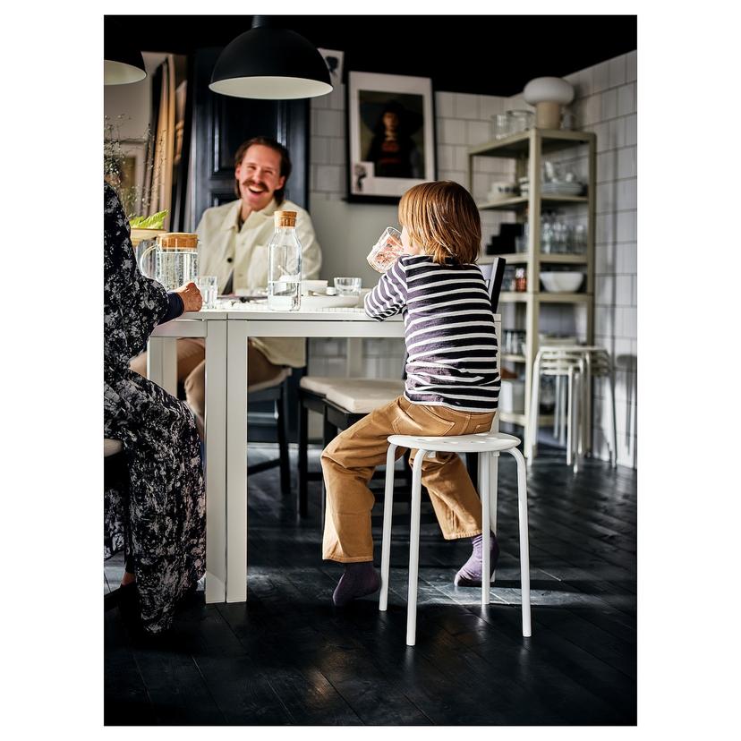 MARIUS — табурет, белый, 45 см