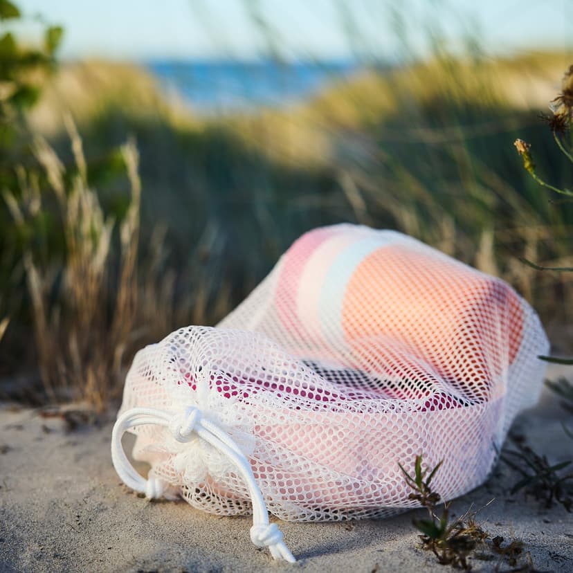 MARULK — 21-elementowy zestaw piknikowy, różowy/niebieski,