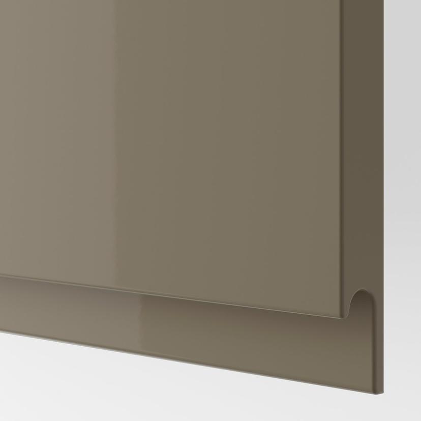 METOD / MAXIMERA — Угловой напольный шкаф с 1 ящиком и 1 полкой, 128x68 см