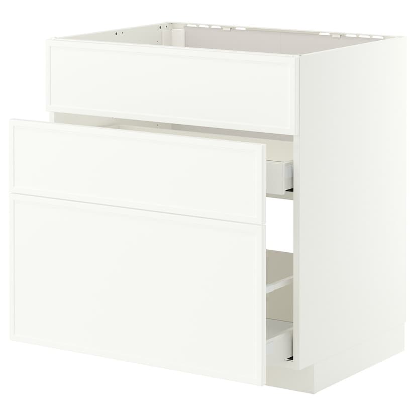 METOD / MAXIMERA — Sz stj zl+3fr/2szu, biały/Aspudden matowy biały,