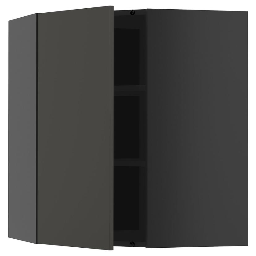 METOD — Угловой навесной шкаф с полками, 68x80 см