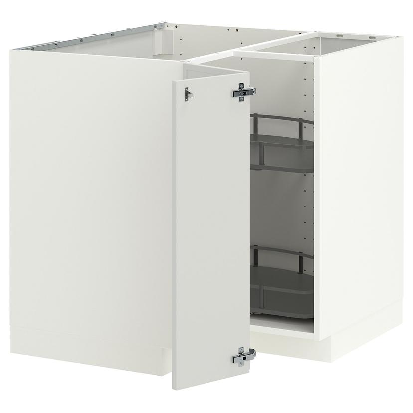 METOD — Narożna szafka stojąca z karuzelą, 88x88 см