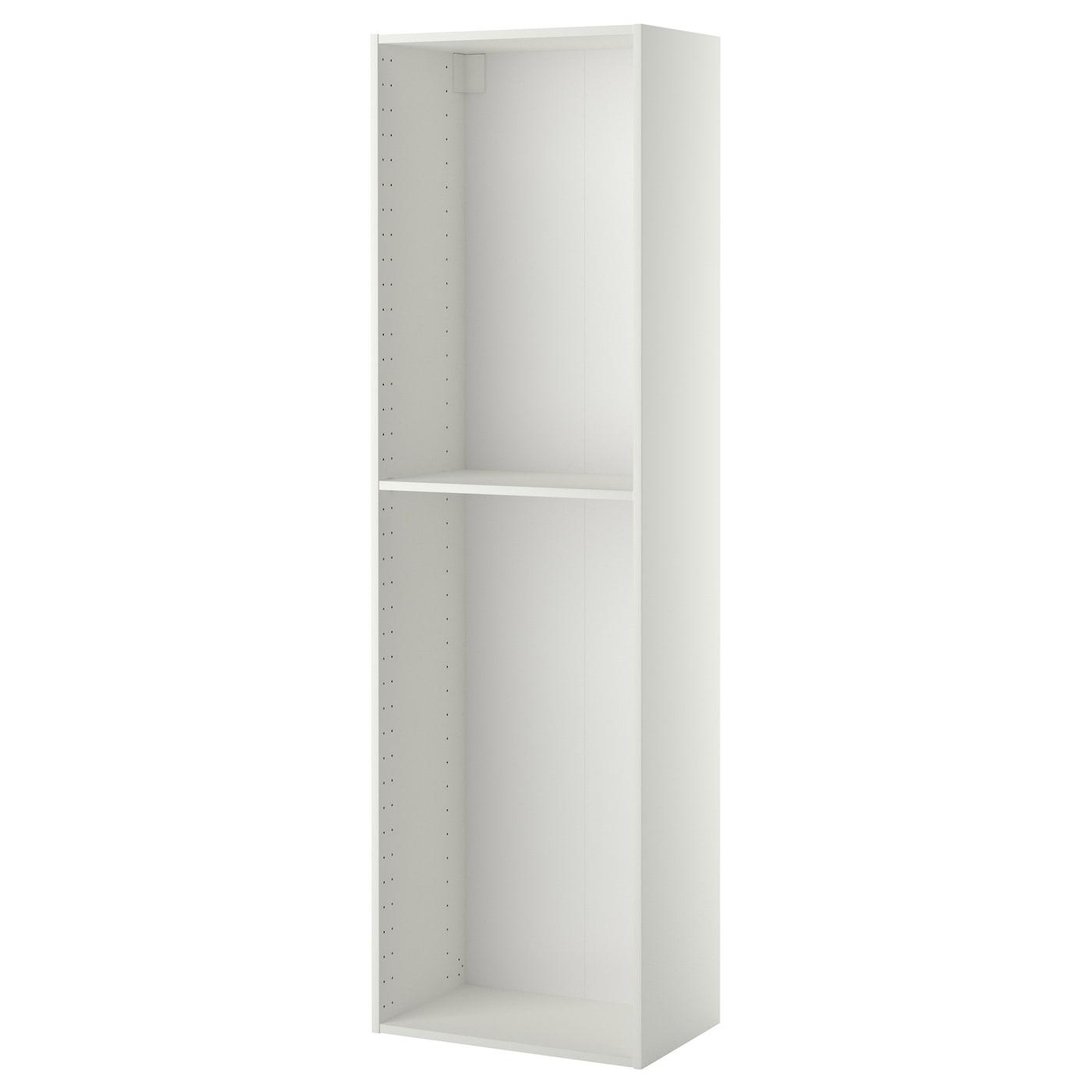 каркас высокого шкафа, белый, 60x37x200 см