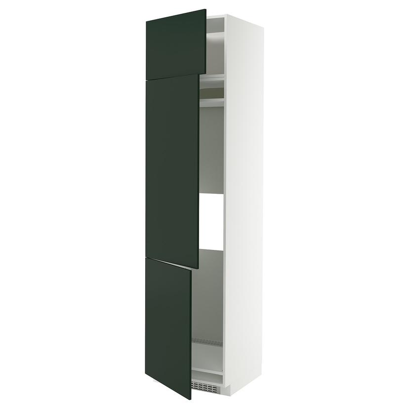 METOD — Шкаф высокий, 3 двери, 60x60x240 см