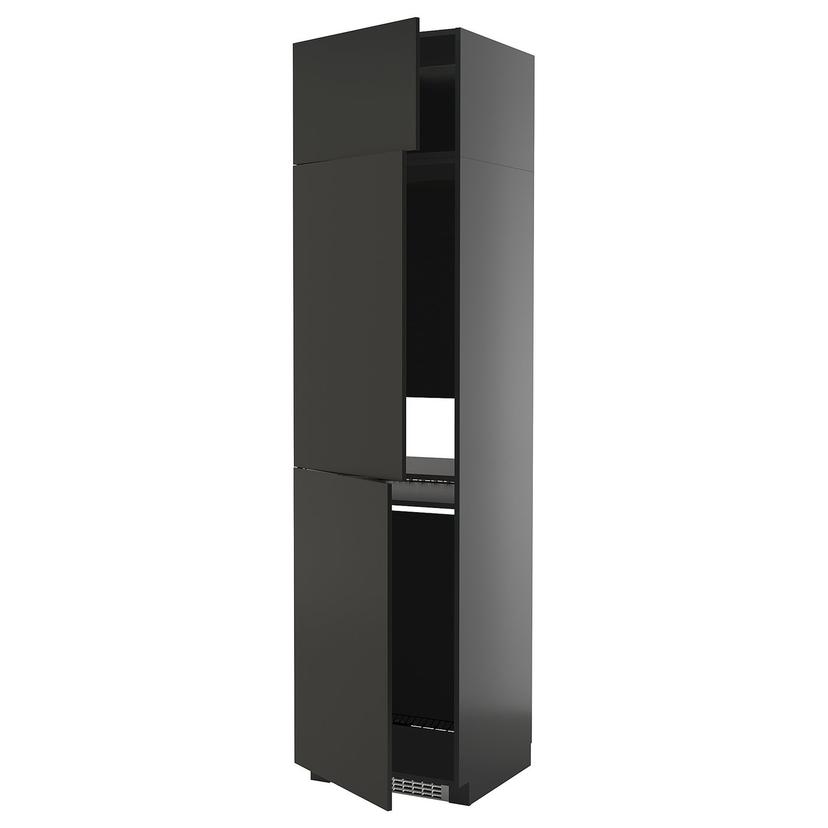 METOD — Шкаф высокий, 3 двери, 60x60x240 см