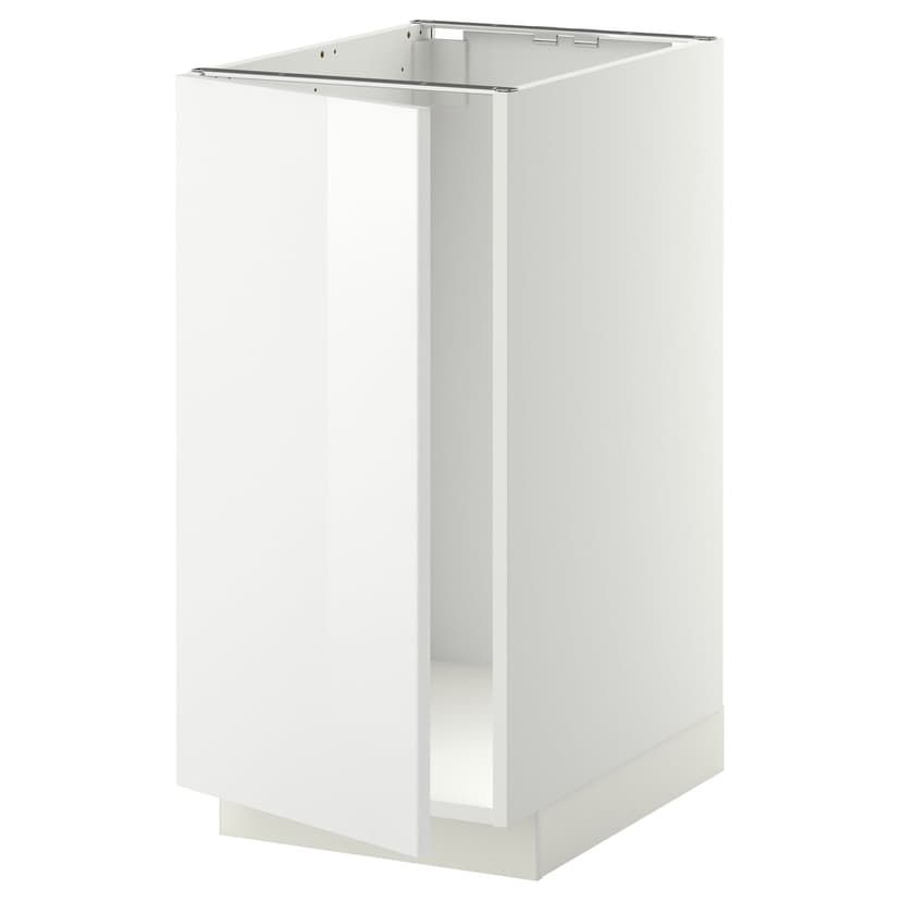METOD — Напольный шкаф п/мойку/сорт мусора, белый/Ringhult белый, 40x60 см
