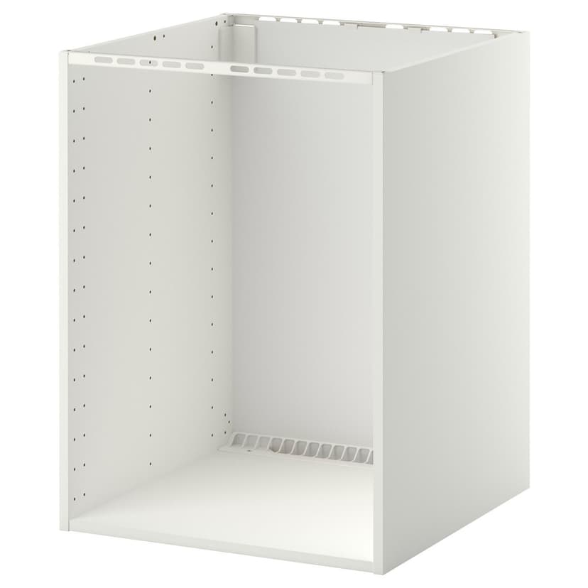 METOD — Напольный шкаф д/встр техники/мойка, белый, 60x60x80 см