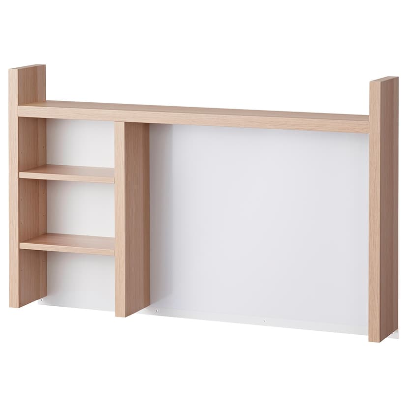 MICKE — высокий дополнит модуль, под беленый дуб, 105x65 см