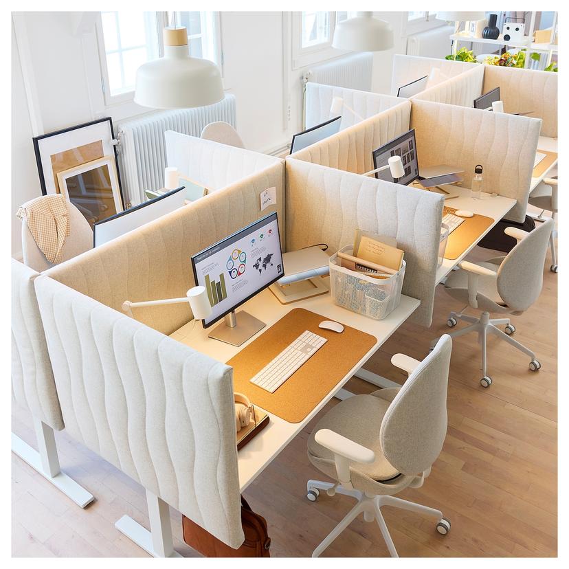 MITTZON — письменный стол, белый, 120x80 см