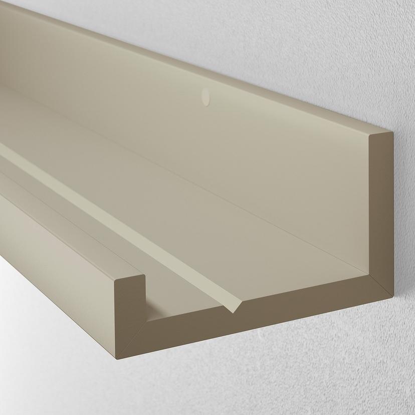 MOSSLANDA — Полка для картин, серо-бежевая