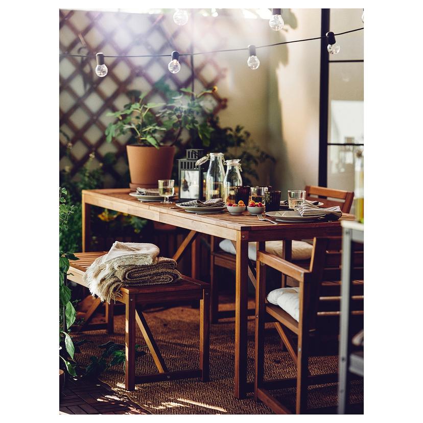 NÄMMARÖ — садовое кресло, светло-коричневая морилка