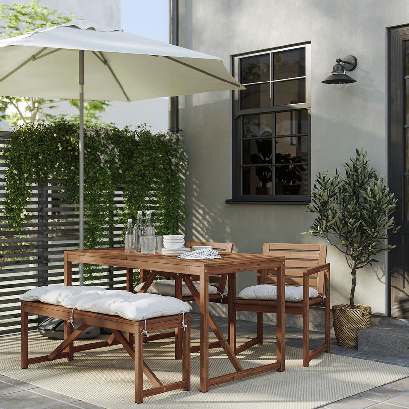 NÄMMARÖ — стол+2стула+скамья,д/сада