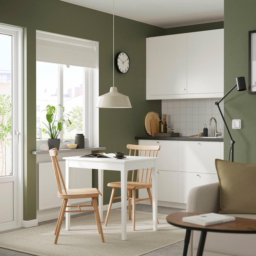 NÄSINGE / HÖGVED — Стол и 2 стула, 80x60 см