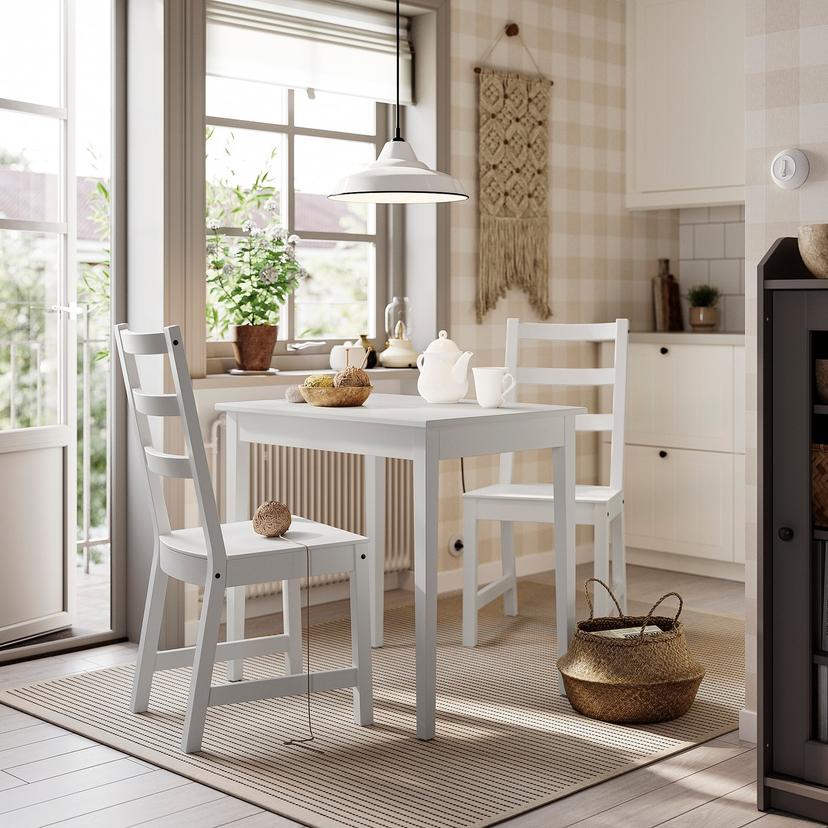 NÄSINGE / NORDVIKEN — Стол и 2 стула, 80x60 см