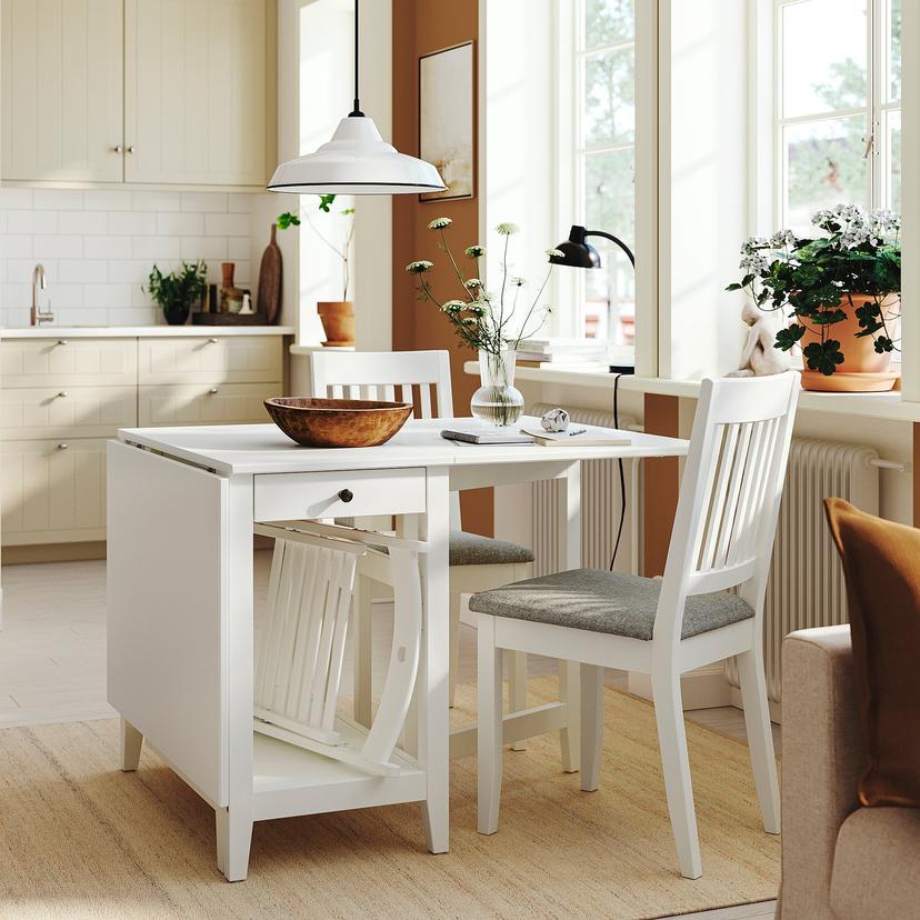 NÄSINGE — Стол с местом для хранения вещей, 48/104/159x85 см