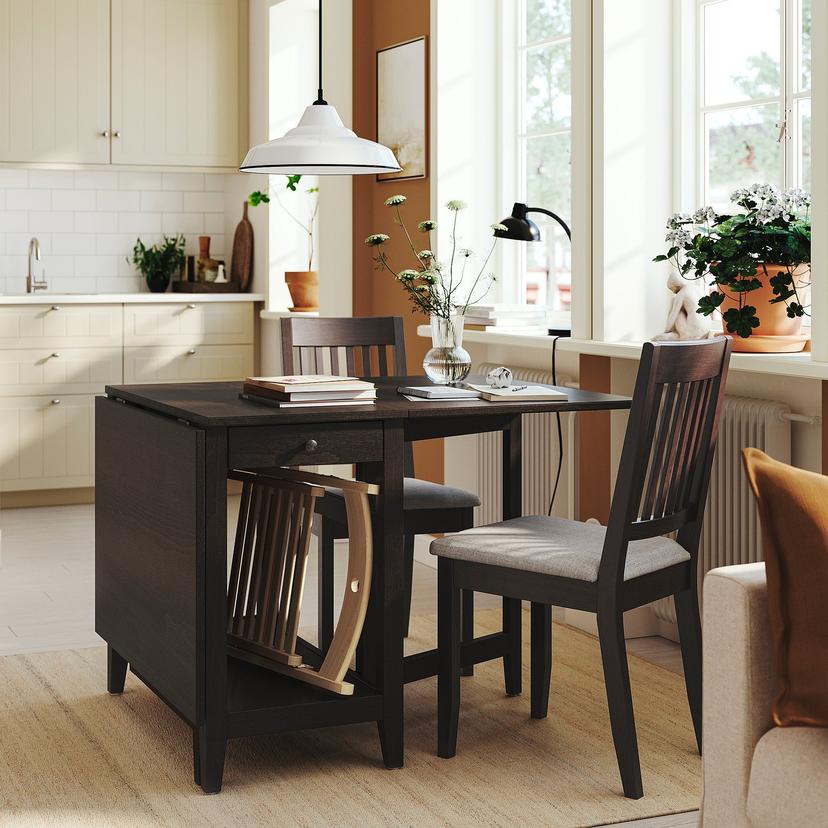 NÄSINGE — Стол с местом для хранения вещей, 48/104/159x85 см