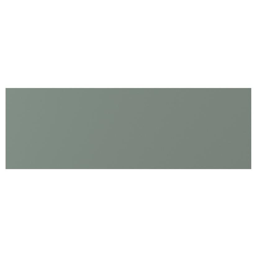 NICKEBO — фронтальная панель ящика, матовая поверхность серо-зеленый, 60x20 см