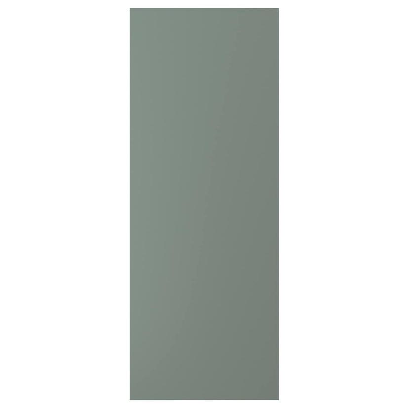 NICKEBO — накладная панель, матовая поверхность серо-зеленый, 39x103 см