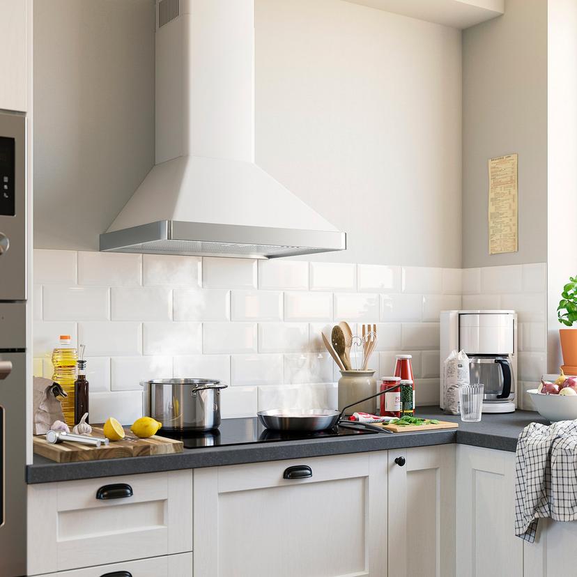 NILSBYN — Настенная вытяжка IKEA 300, белая.