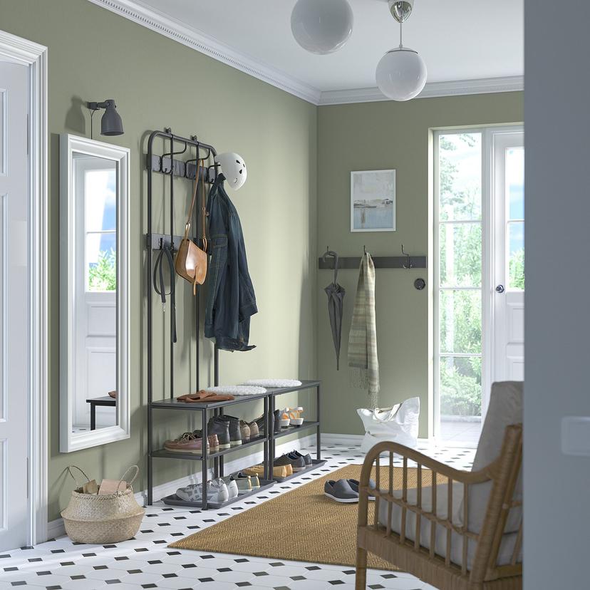 NIPÅSEN / BAGGMUCK — Мебель для прихожей, комплект из 2 предметов,