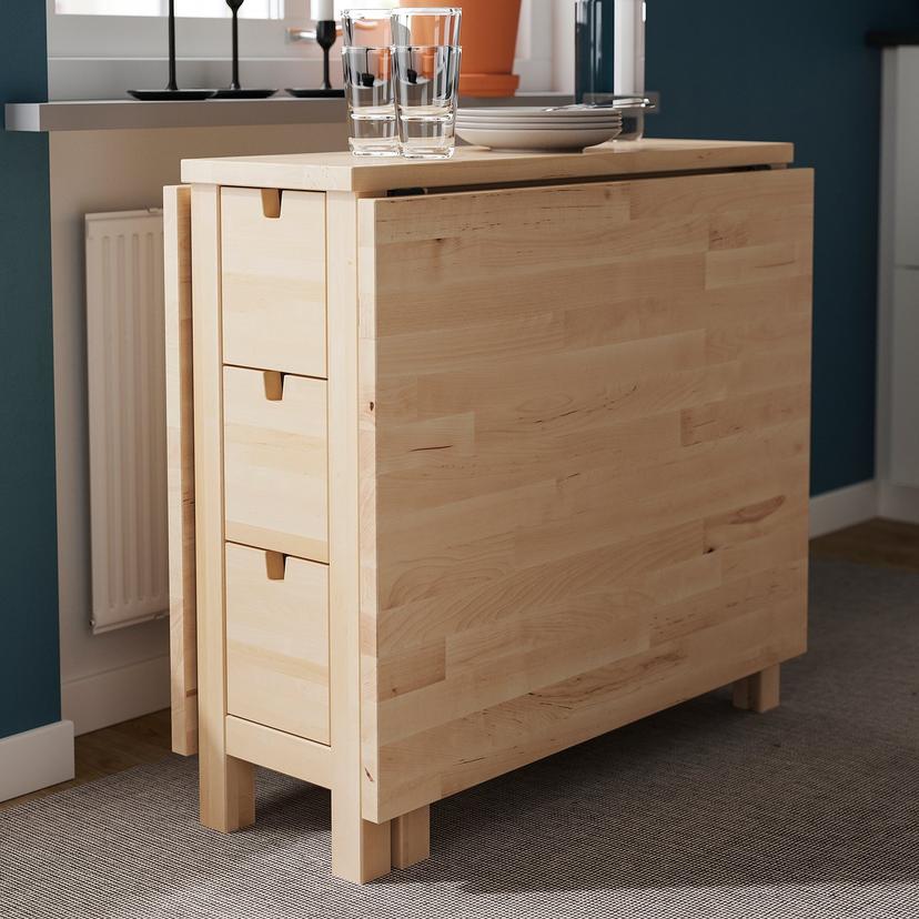 NORDEN / HÖGVED — стол и 2 стула