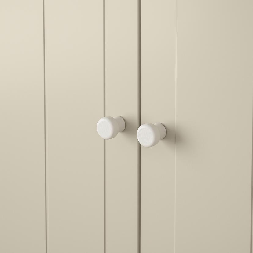 ODLINGSGRÄNS — ручка мебельная, белый, 27 мм