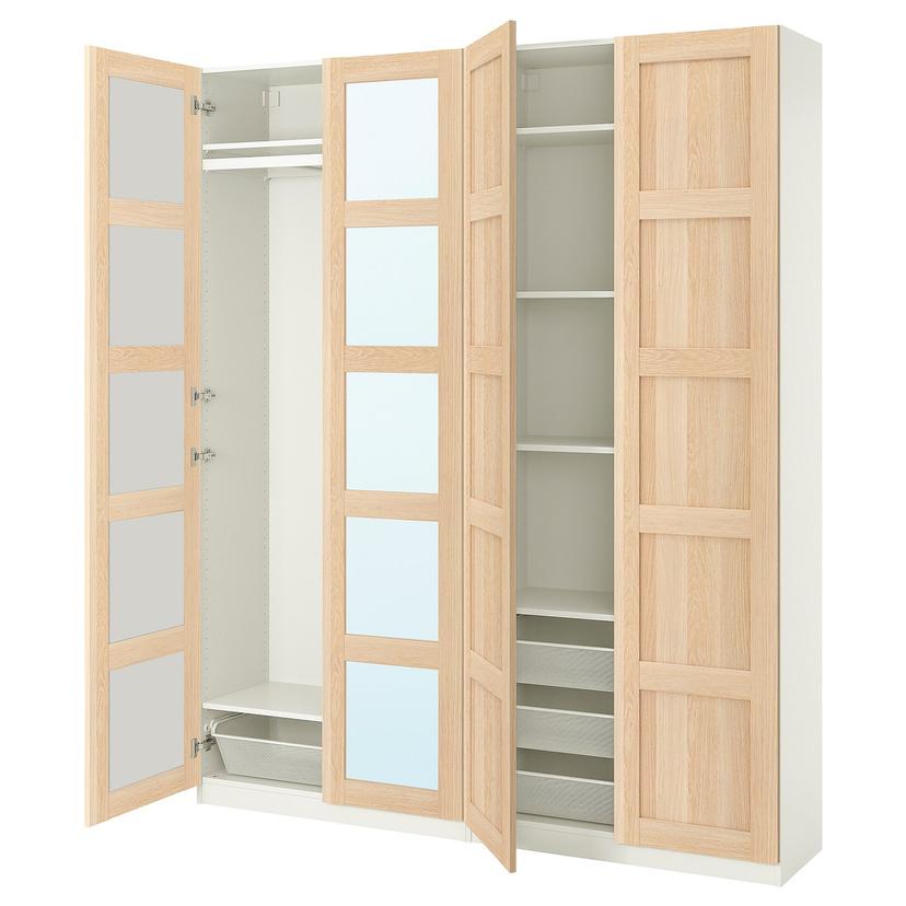 PAX / BERGSBO — Гардеробный комплект, 200x38x236 см