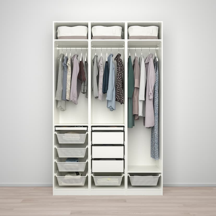 PAX / FARDAL — гардероб, комбинация, 150x60x236 см