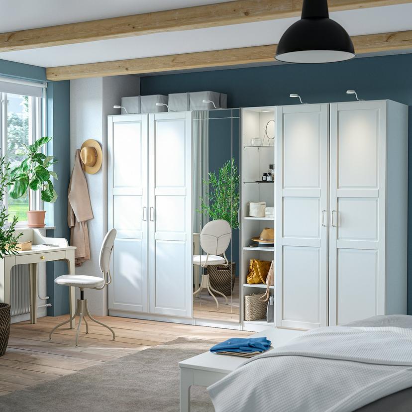 PAX / KAMMARTORP/TYSSEDAL — Гардеробный комплект, 285x60x201 см