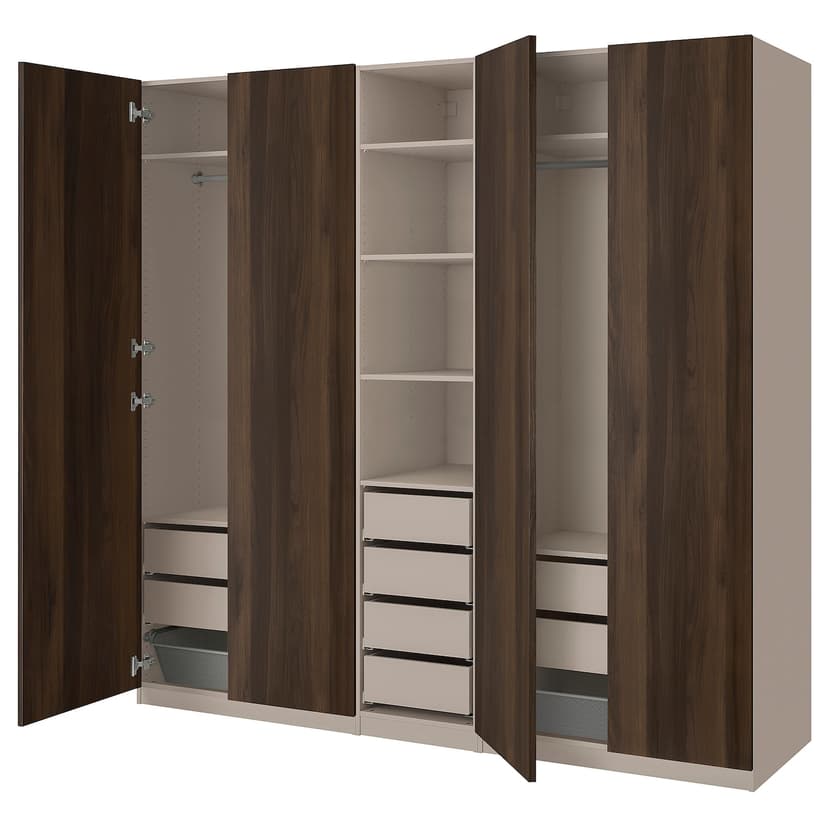 PAX / STORKLINTA — гардероб, комбинация