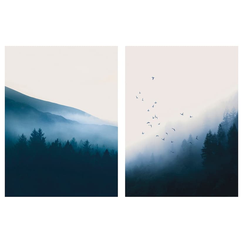PJÄTTERYD — Obraz, mglisty świt,