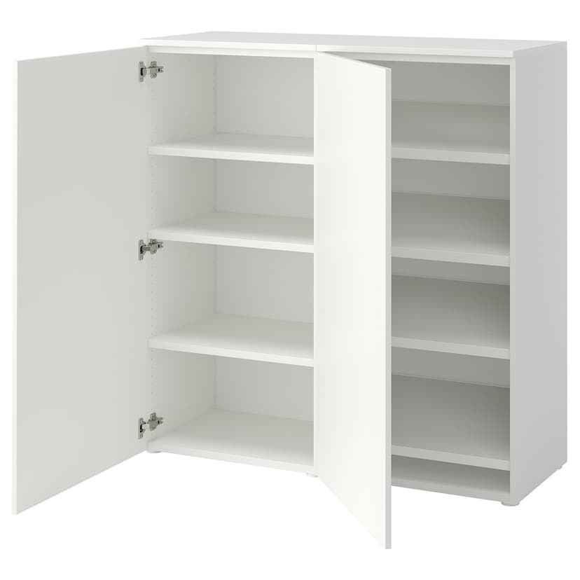 PLATSA — Szafka na buty, biały/Fonnes biały,