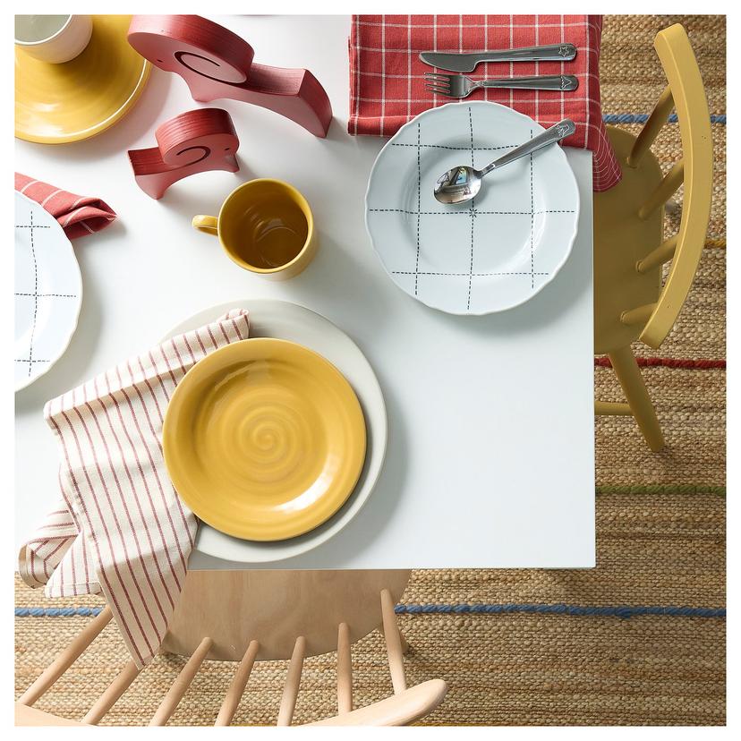 RAKLEV — Плоский тканый ковер, ручная работа, натуральный, многоцветный.