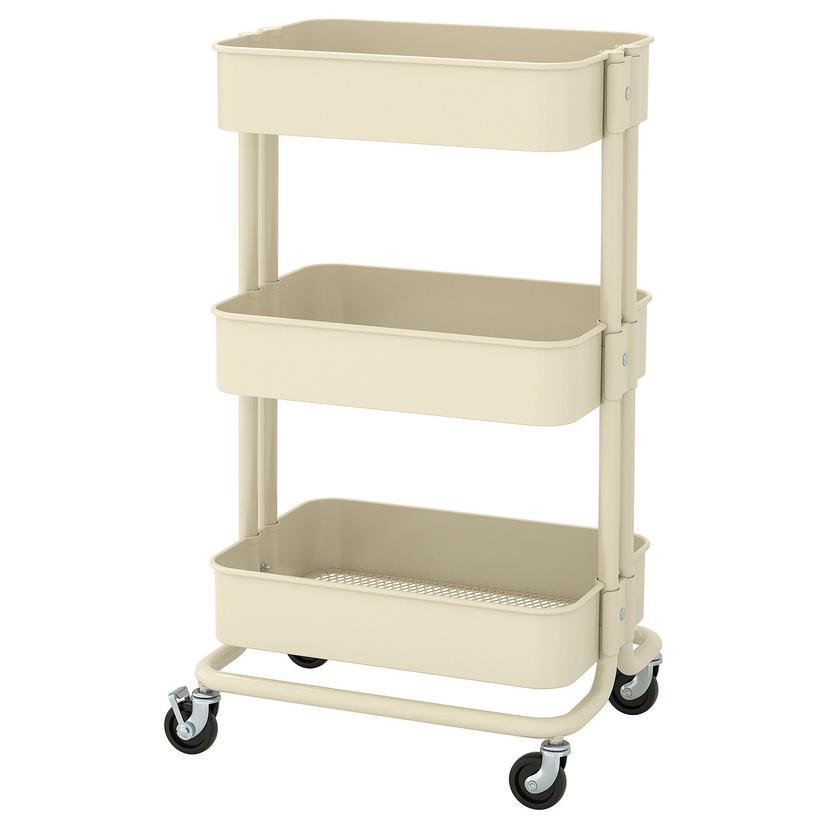 RÅSKOG — Wózek, beżowy,