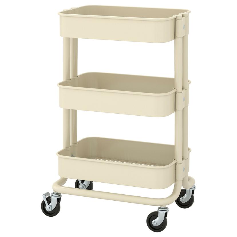 RÅSKOG — Wózek, beżowy,