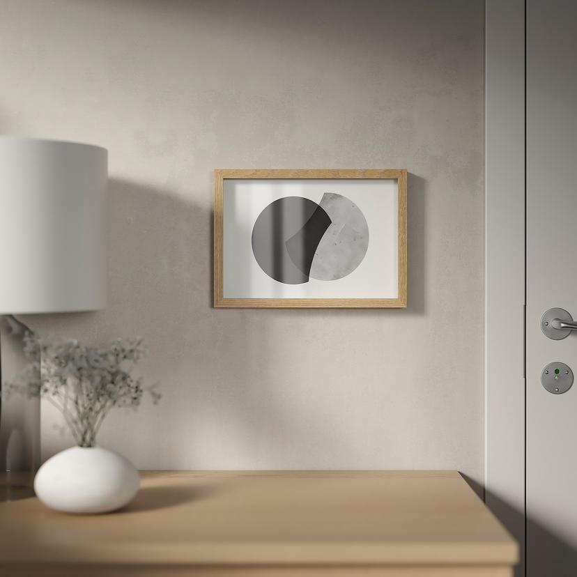 RÖDALM — рама, под дуб, 21x30 см