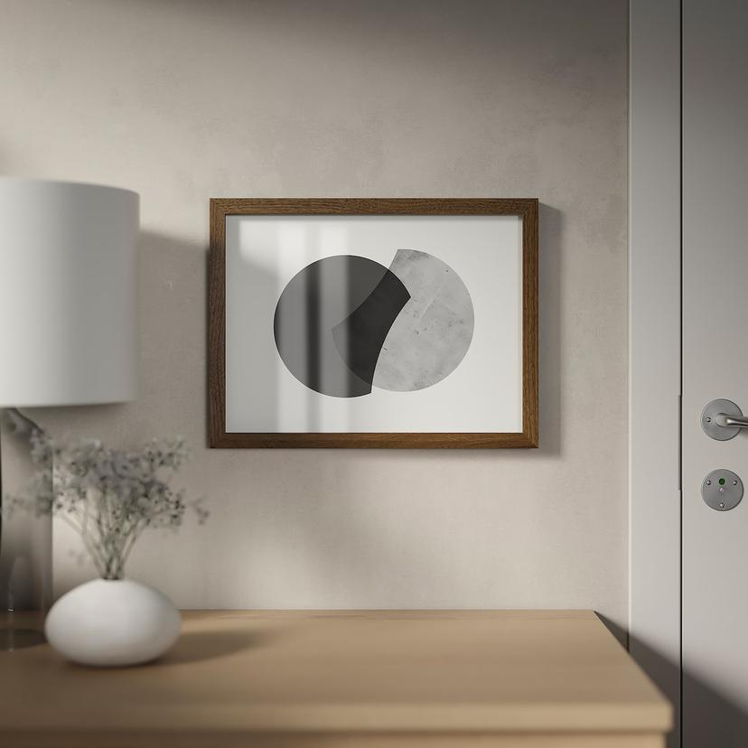 RÖDALM — рама, под грецкий орех, 30x40 см