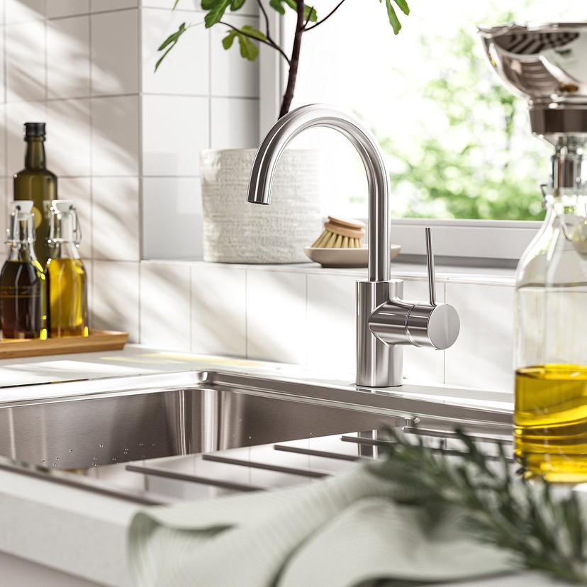 SALLSJÖN — Bateria z uchw. po jednej stronie, stalowy,