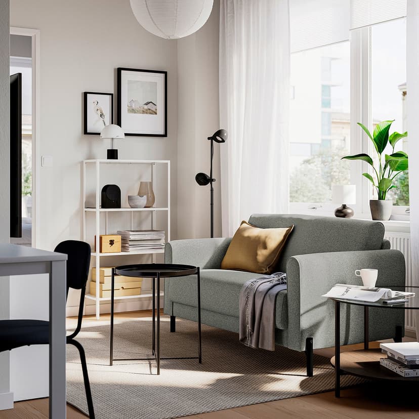 SALTMYRAN — Sofa 2-osobowa, Öreryd szarobeżowy,