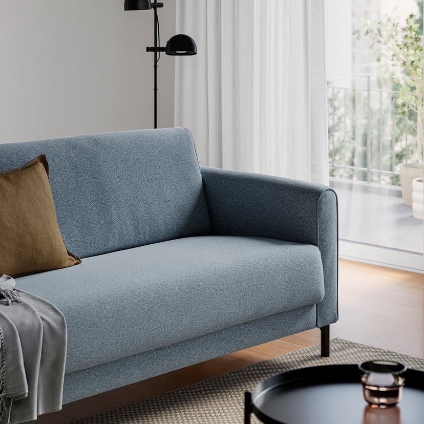 SALTMYRAN — Sofa 3-osobowa, Öreryd niebieski,