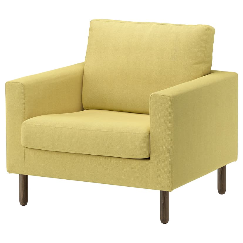 SALTSJÖBADEN — Fotel, Fridtuna żółty,