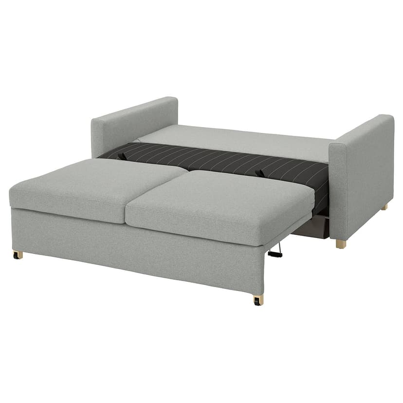 SALTSJÖBADEN — Sofa 2-osobowa, rozkładana, Tonerud szary,