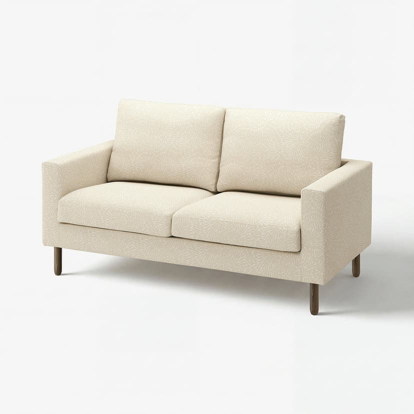 SALTSJÖBADEN — Sofa dwuosobowa, Vittangi jasnobeżowy/biały,